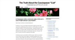 Desktop Screenshot of cassiopaea-cult.com