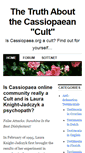 Mobile Screenshot of cassiopaea-cult.com